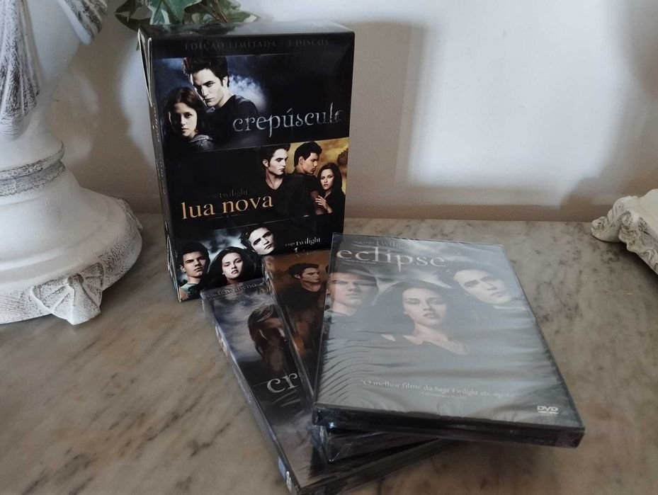 The Twilight Saga, Sére DVD 3 Discos NOVO
