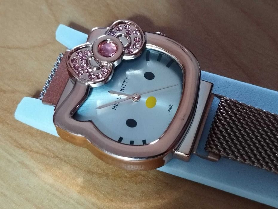 Relógio Hello Kitty Rosegold NOVO