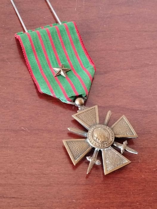 Medalha Militar Francesa - Croix de Guerre 1914-19