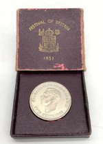 Moeda Comemorativa Festival Britânico 1951