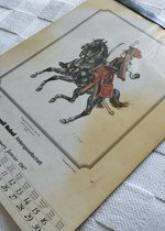 Calendário 1987 Cavaleiros Britânicos - A3