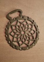 Fivela Latão Sela Cavalo - Mandala