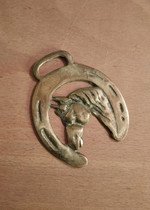 Fivela Latão Sela Cavalo - Ferradura Cavalo
