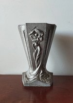 Vaso Alumínio Fundido Francês Art Deco