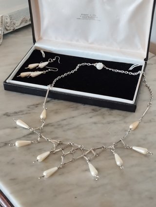 Colar e Brincos Pérolas