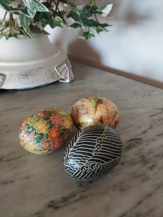Ovos decorativos (x3)