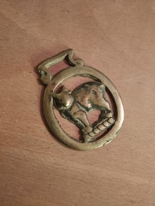 Fivela Latão Sela Cavalo - Raposa