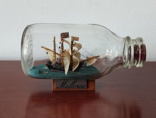 Barco em Garrafa Mallorca