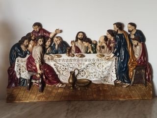 Última Ceia de Cristo - Resina / Marfinite 3D